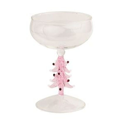 Christmas Coupe Glasses