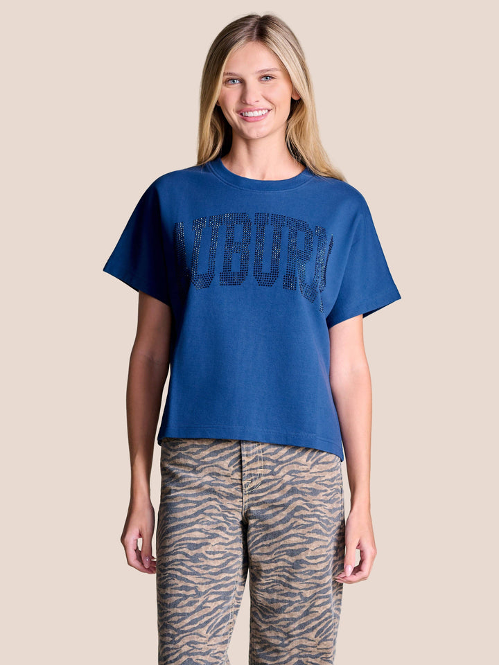 The MVP Rhinestone Tee | Auburn