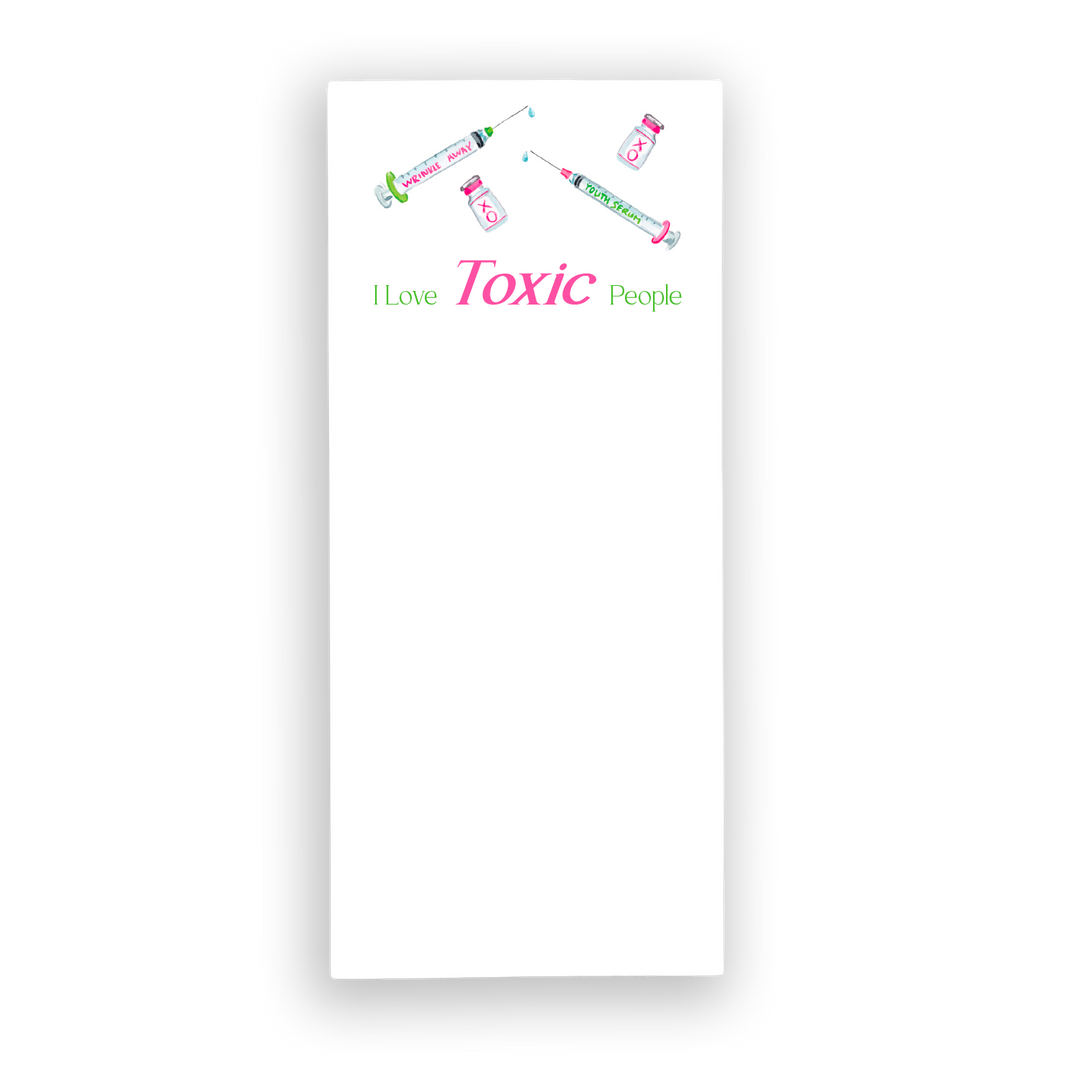 Botox Needles Lists Pad