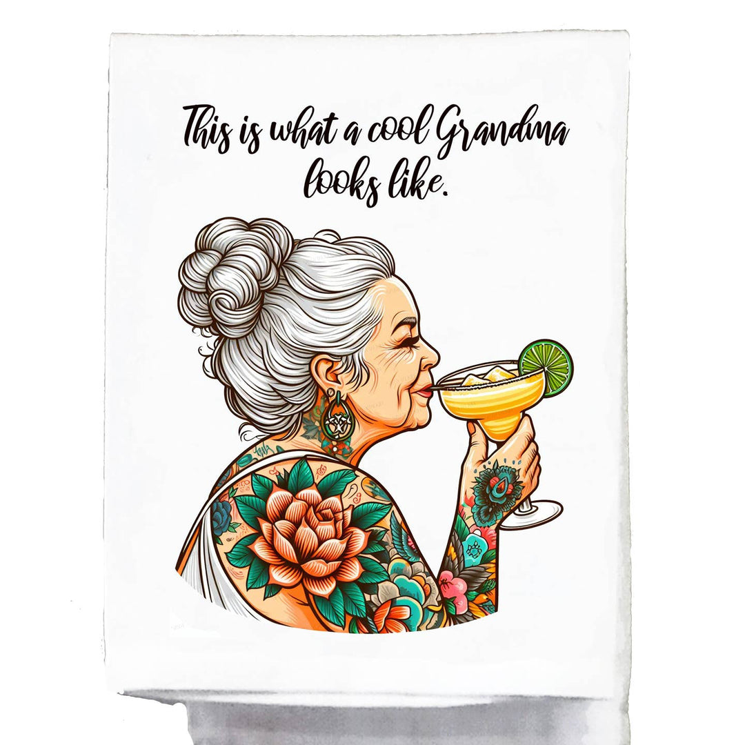 Sassy Grannies, Cool Grandma Kitchen Towel