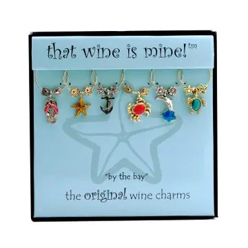 That Wine Is Mine set of 6 original wine charms
