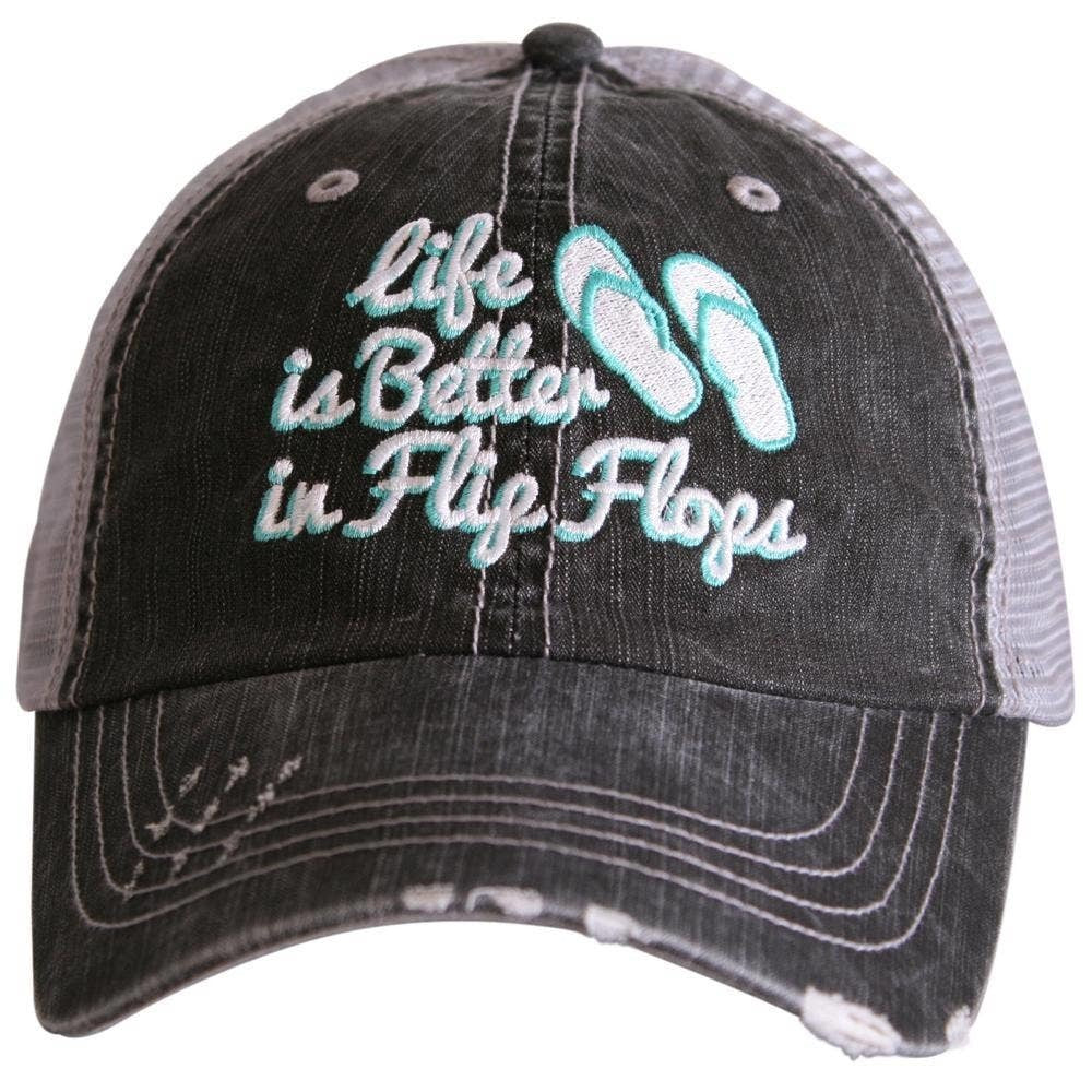 Life Is Better in Flip Flops Trucker Hat