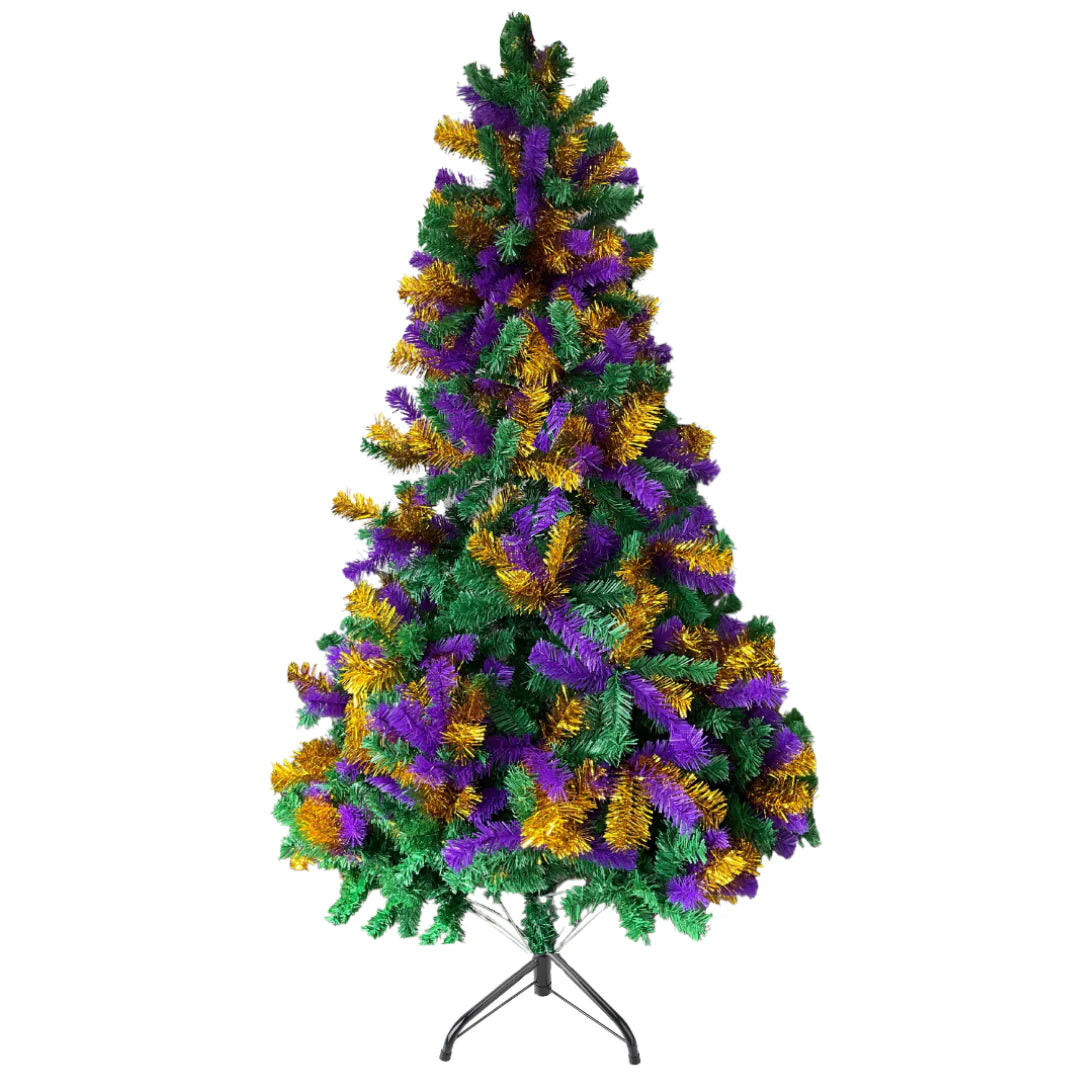 PGG 6.8ft Artificial Mardi Gras Tree (pickup only)