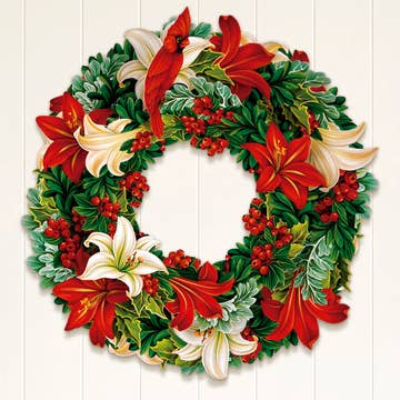 Winter Joy Wreath (Pop-up holiday Greeting Cards)