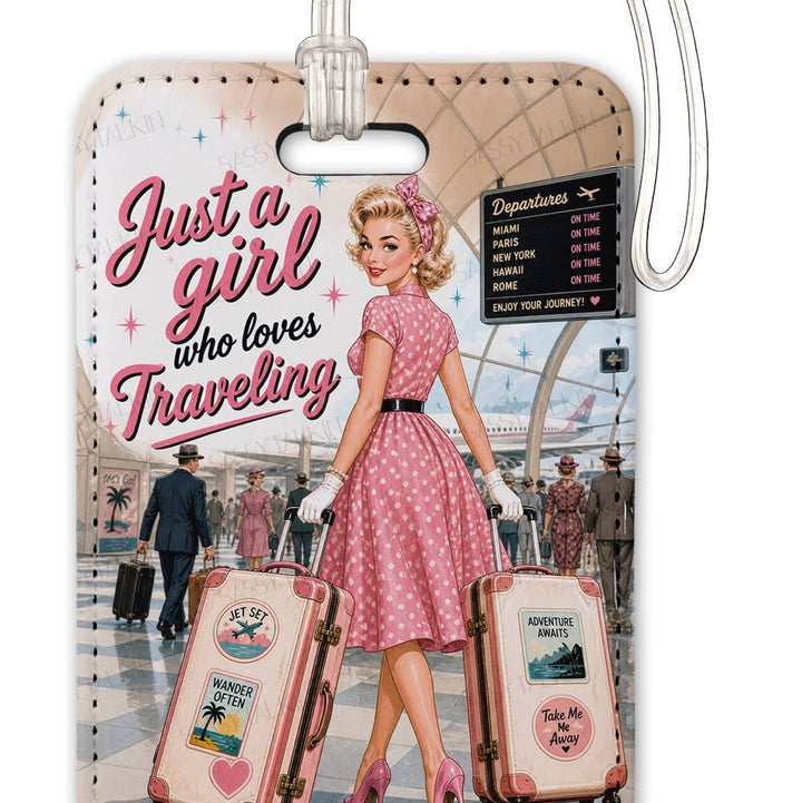 Sassy Girl Luggage Tags