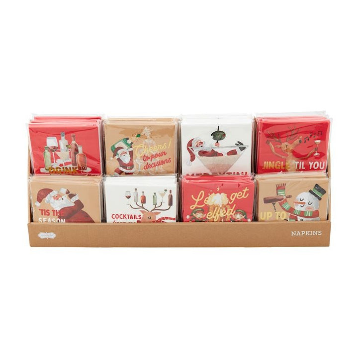 Holiday Bar Napkin Display