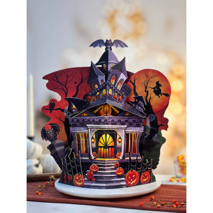 Haunted House Pop-up card
