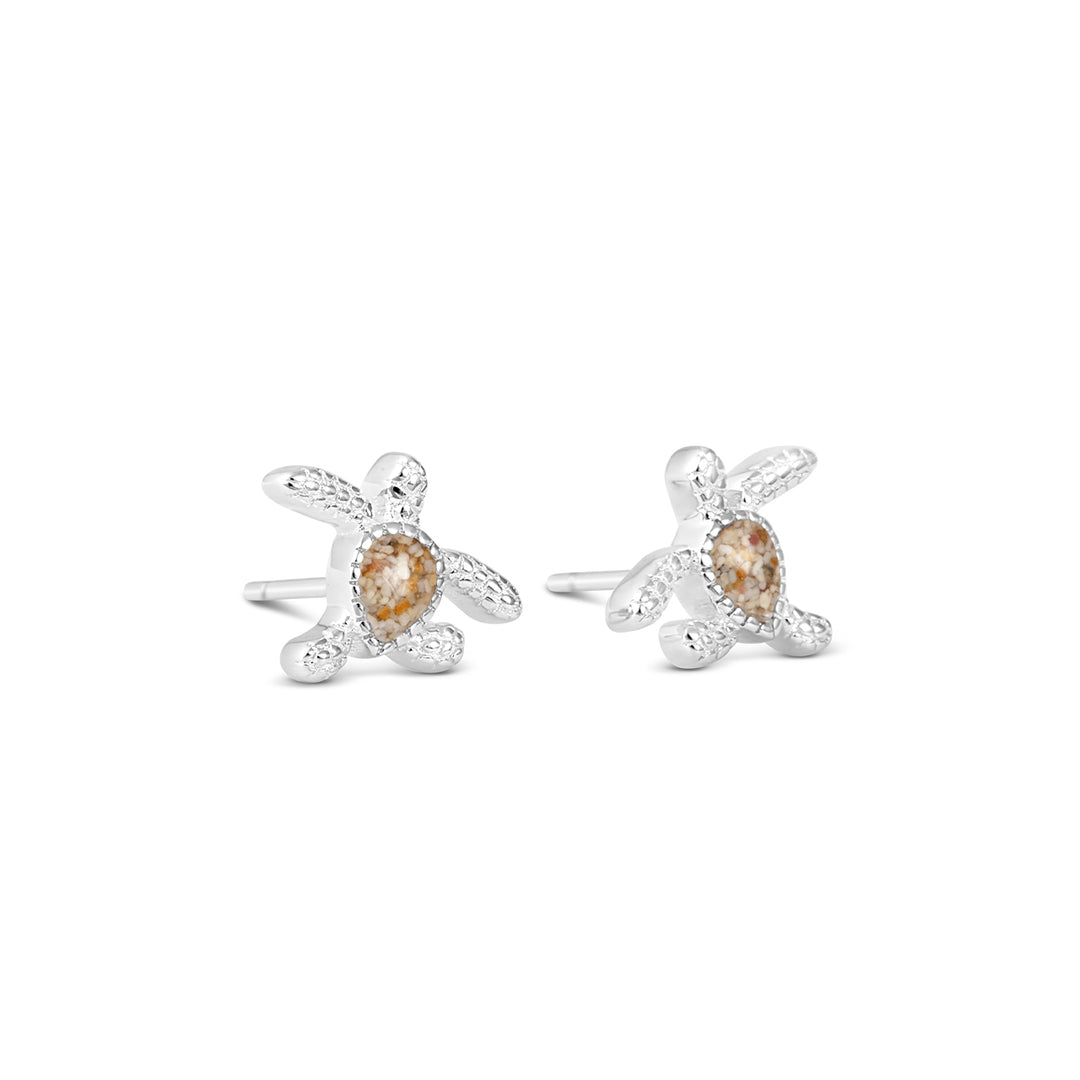 Dune Delicate Turtle Stud Earrings
