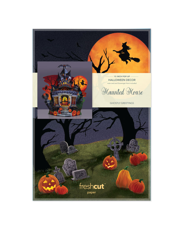 Haunted House Pop-up card