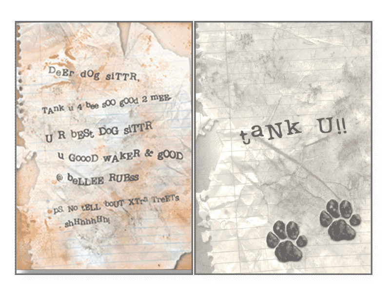 Pet Sitter - Dog Sitter Letter