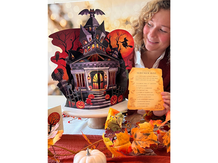 Haunted House Pop-up card