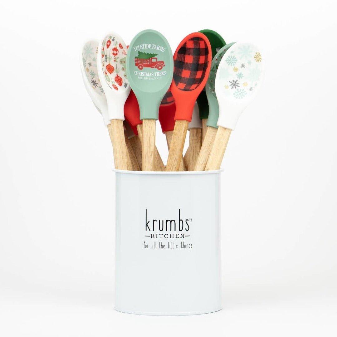 Krumbs Holiday Farmhouse Mixing Spoon