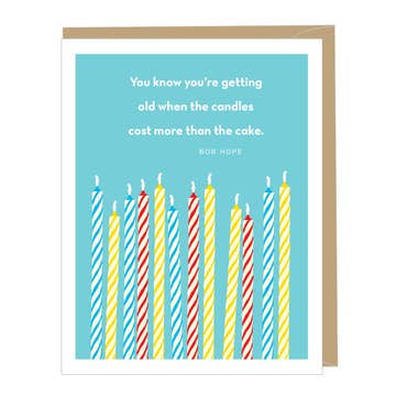 Bob Hope Quote Birthday Card