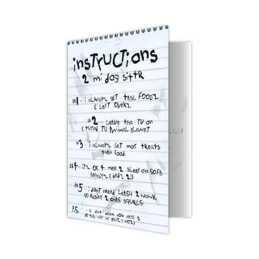 Pet Sitter - Instructions 2 mi dog sitter...