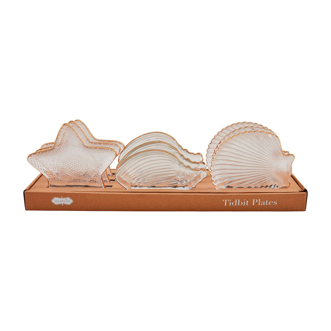 Sea Trio Gold Edge Small Dish