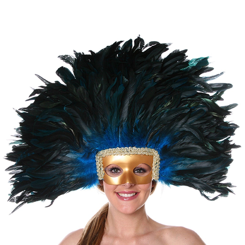 CoQue Headdress w-RemoveableMask 14x20 inch