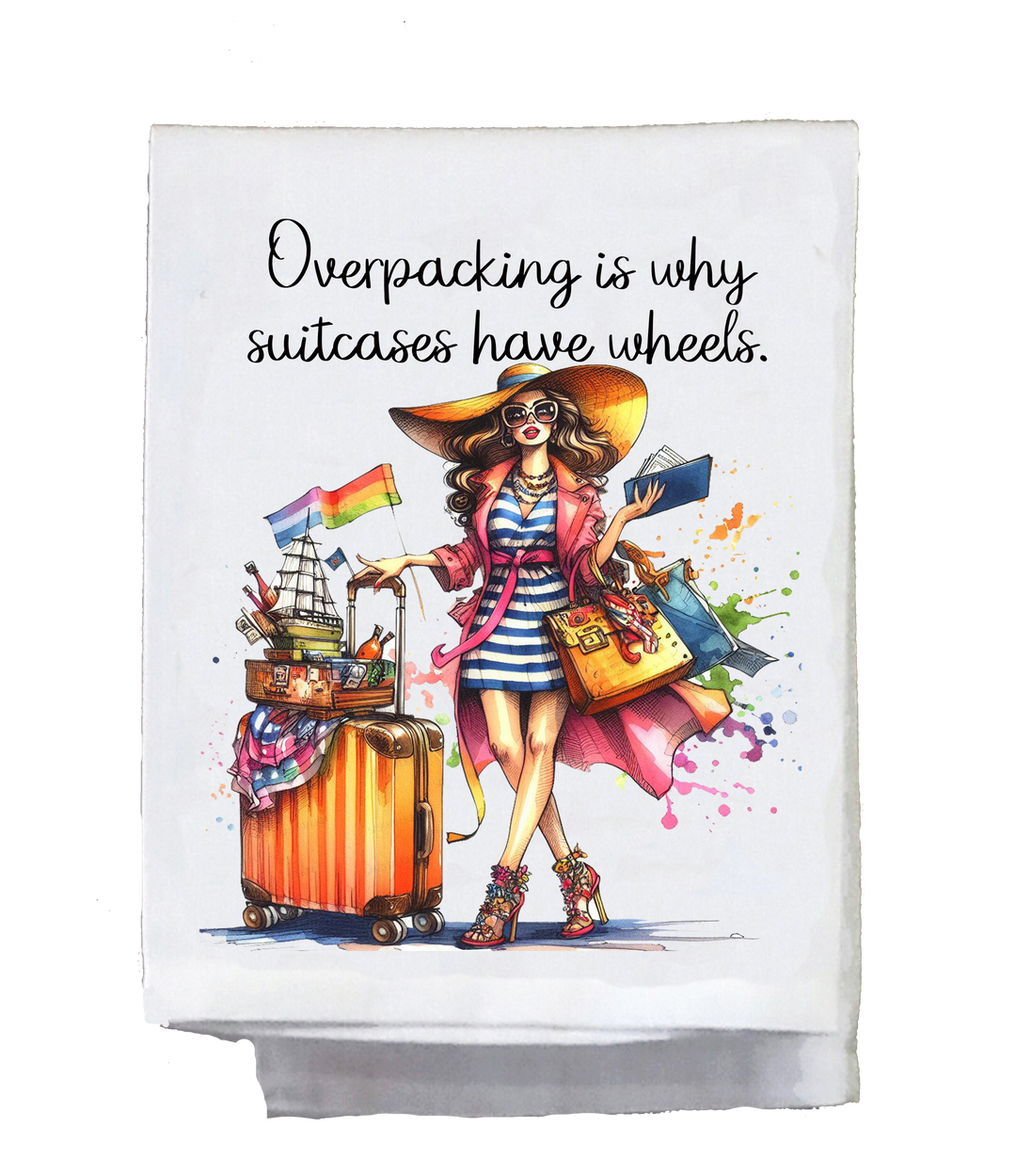Sassy Divas, Overpacking is Why Suitcases Have Wheels