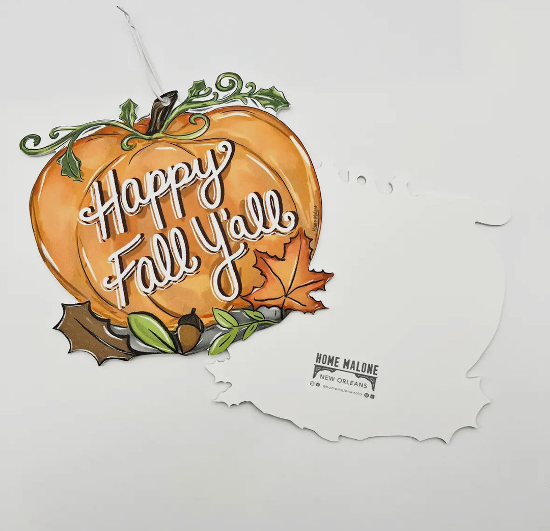 Fall Yʼall Decornament