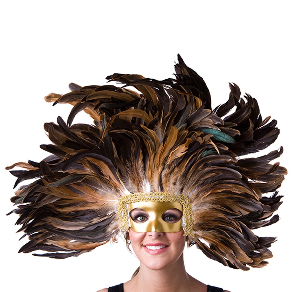 CoQue Headdress w-RemoveableMask 14x20 inch