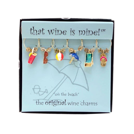 That Wine Is Mine set of 6 original wine charms