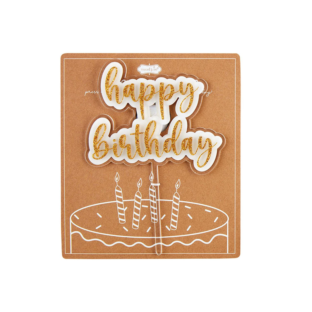 Happy Birthday Musical Cake Toppers