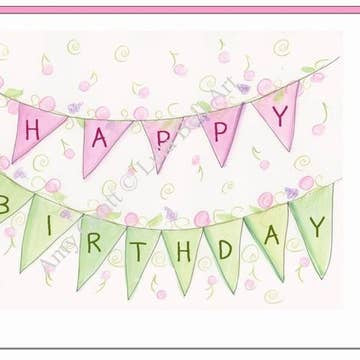 Birthday-Banner Card