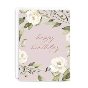 Flower Birthday Card