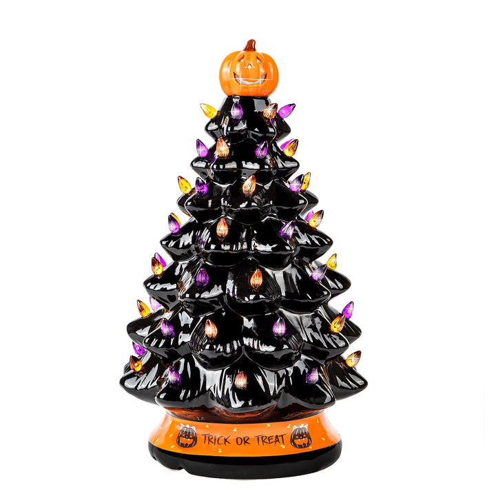 RJ Legend 15-Inch Ceramic Halloween Tree Decoration