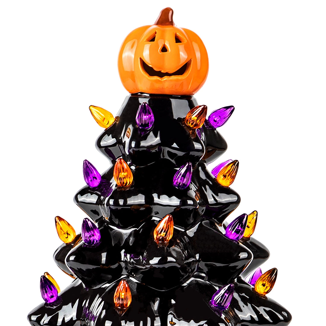 RJ Legend 15-Inch Ceramic Halloween Tree Decoration