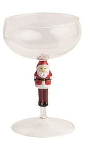 Christmas Coupe Glasses
