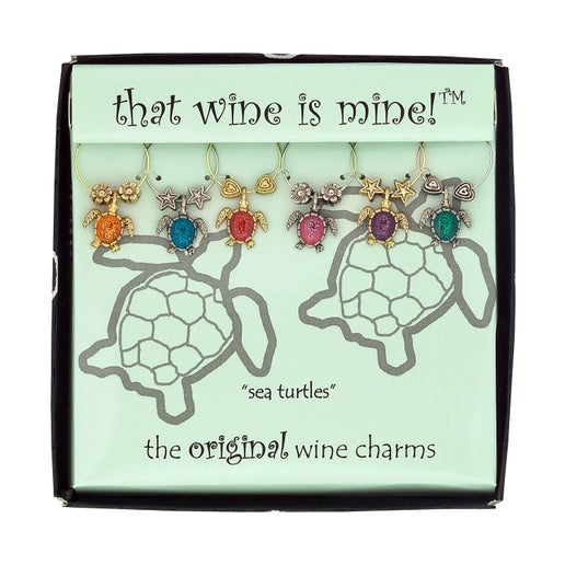 That Wine Is Mine set of 6 original wine charms
