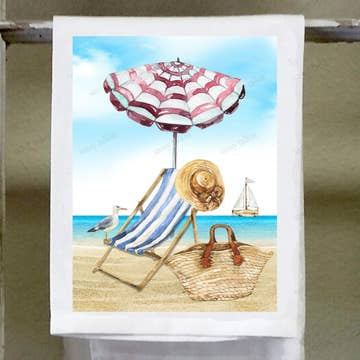 Beach Dish Towel
