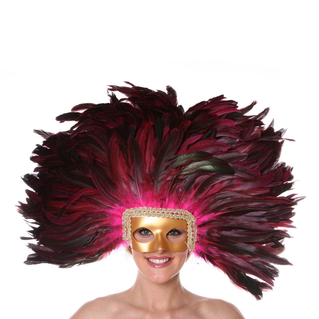 CoQue Headdress w-RemoveableMask 14x20 inch
