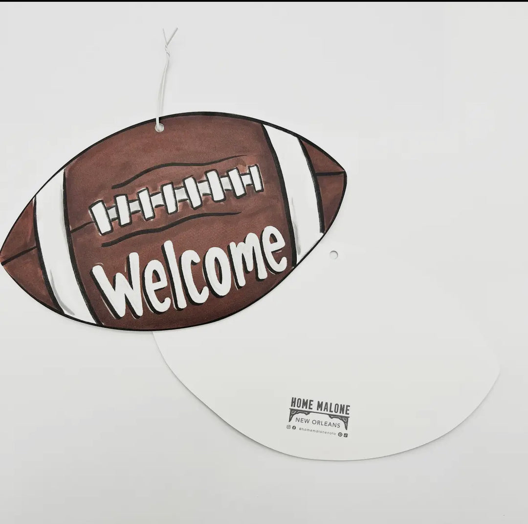 Football Welcome Decornament