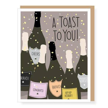 Champagne Toast To You Card