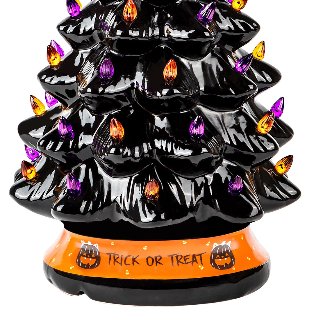 RJ Legend 15-Inch Ceramic Halloween Tree Decoration