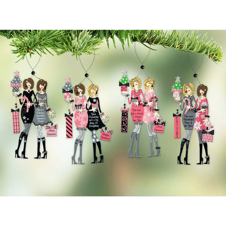 Fabulous Friends Metal Ornaments
