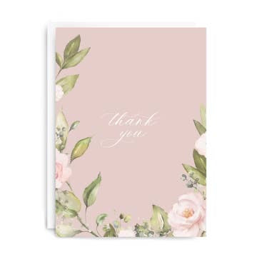 Flower Thank You Card