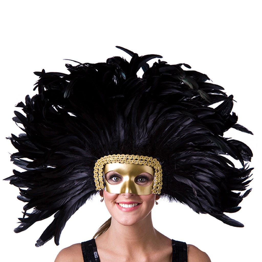 CoQue Headdress w-RemoveableMask 14x20 inch