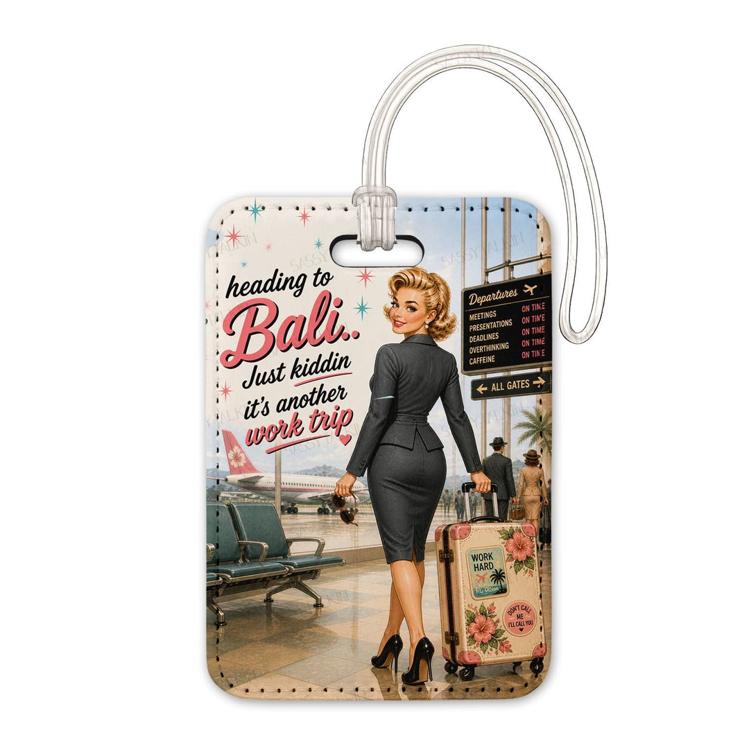 Sassy Girl Luggage Tags
