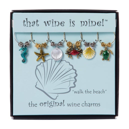 That Wine Is Mine set of 6 original wine charms