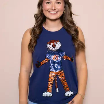 Auburn University Sequin Aubie Women&