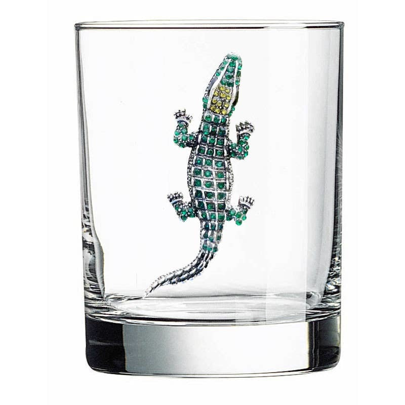 alligator jeweled DOF glass