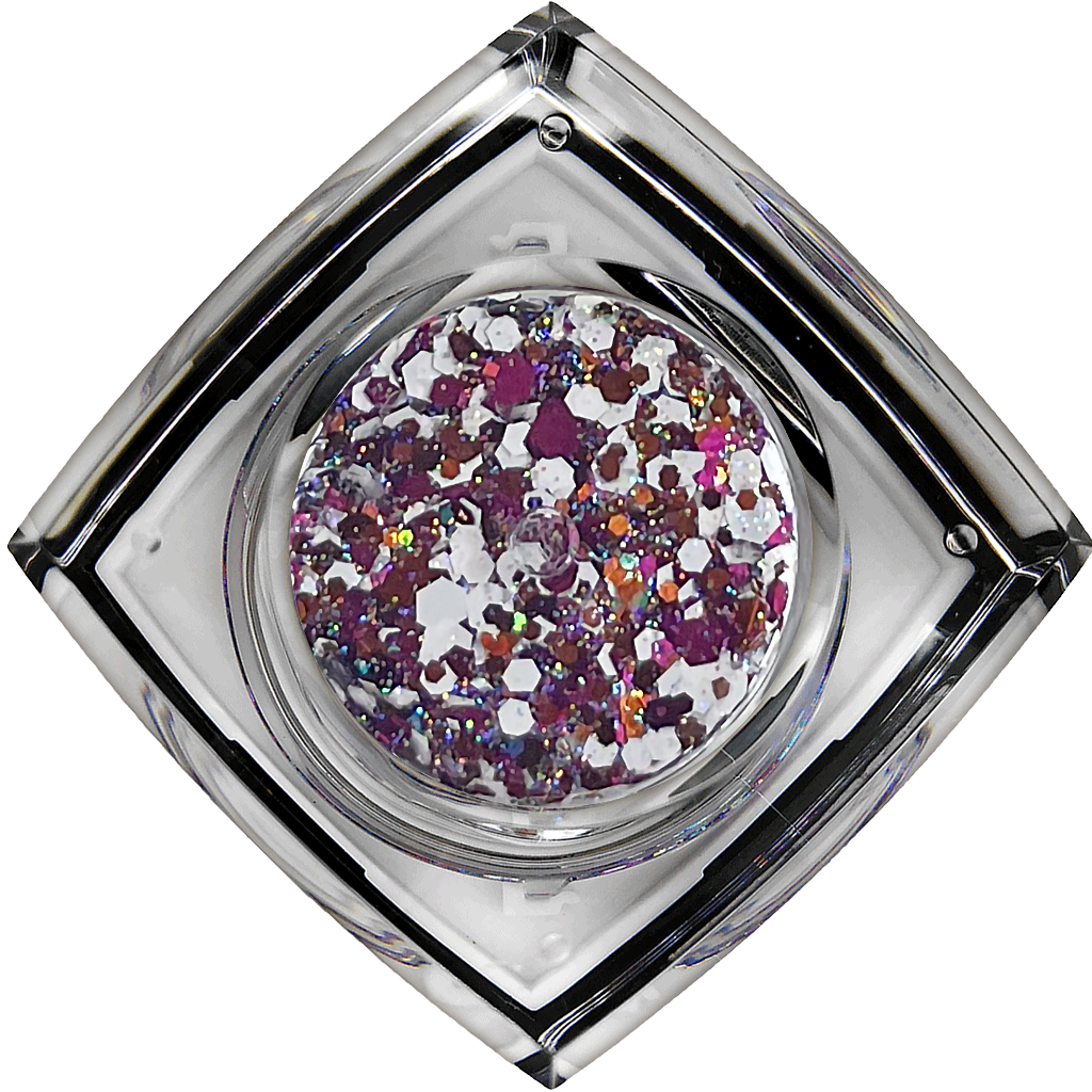 Whoop Face Glitter (Maroon/White)