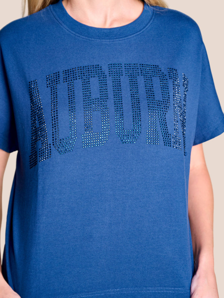 The MVP Rhinestone Tee | Auburn