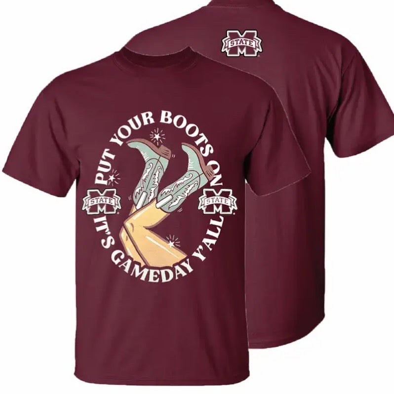 MSU Boots Up Gameday Maroon