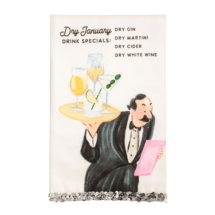 New Years Eve Glitter Towels