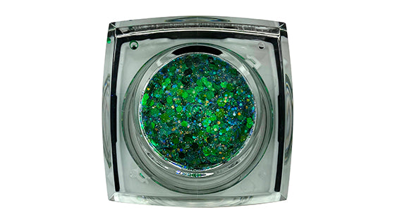 Clover Leaf Chunky Glitter Gel