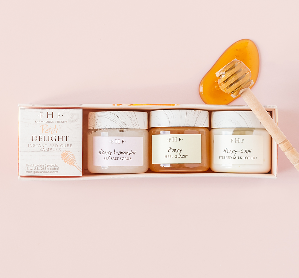 Farmhouse Fresh:  Pedi Delight 3-step Foot Sampler Set