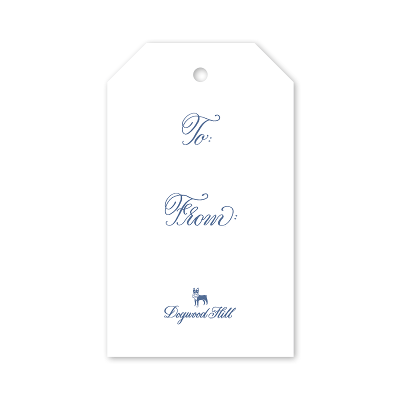 Coastal Christmas Tree Gift Tag